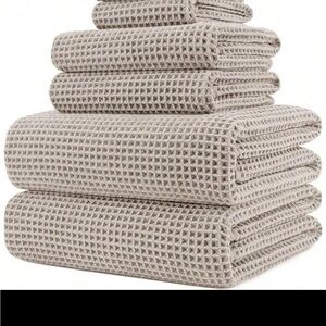 Waffle Weave Bath Towel Set